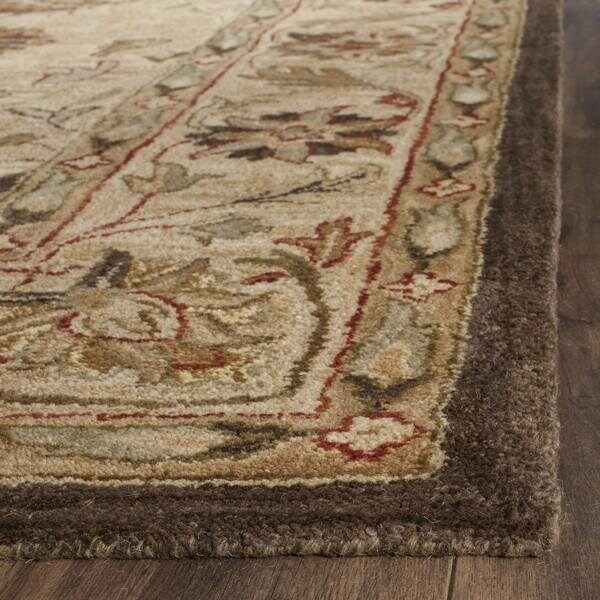 Safavieh 3 x 5 ft. Small Rectangle Antiquity Hand Tufted RugBeige & Beige - AT812A-3