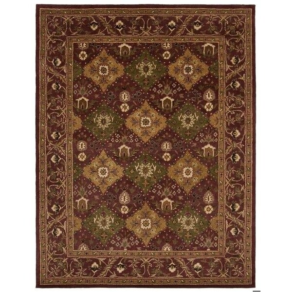 Safavieh 2 x 3 ft. Accent Traditional Antiquity- Wine Hand Tufted Rug - AT57B-2