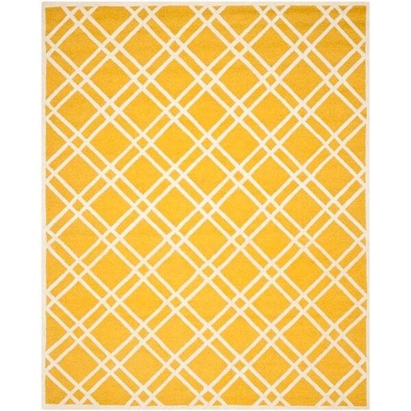 Safavieh Cambridge Small Rectangle Area Rug, Gold and Ivory - 3 x 5 ft. - CAM142Q-3