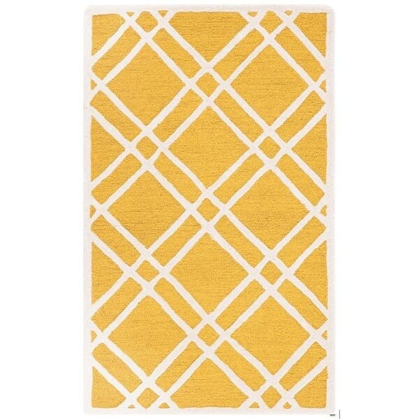 Safavieh Cambridge Small Rectangle Area Rug, Gold and Ivory - 3 x 5 ft. - CAM142Q-3