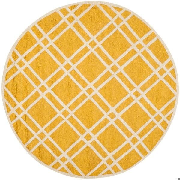 Safavieh Cambridge Small Rectangle Area Rug, Gold and Ivory - 3 x 5 ft. - CAM142Q-3