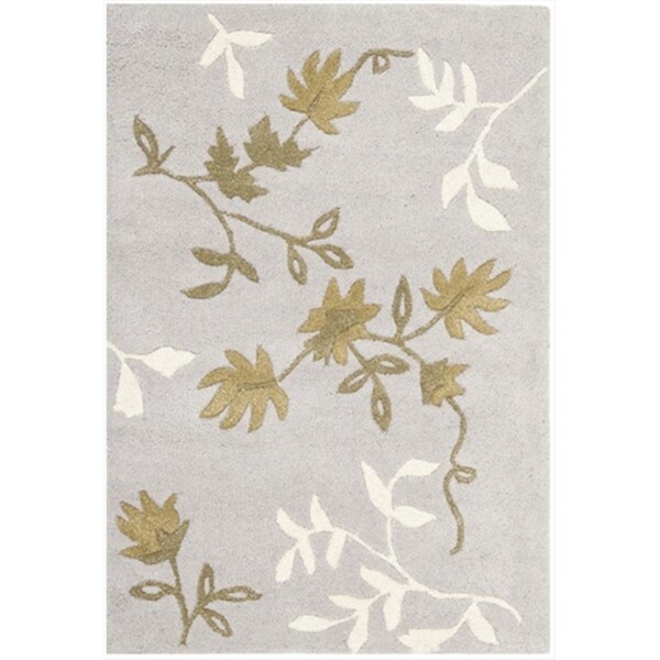 Safavieh 2 x 3 ft. Accent Contemporary Soho Light Grey Hand Tufted Rug - SOH313B-2