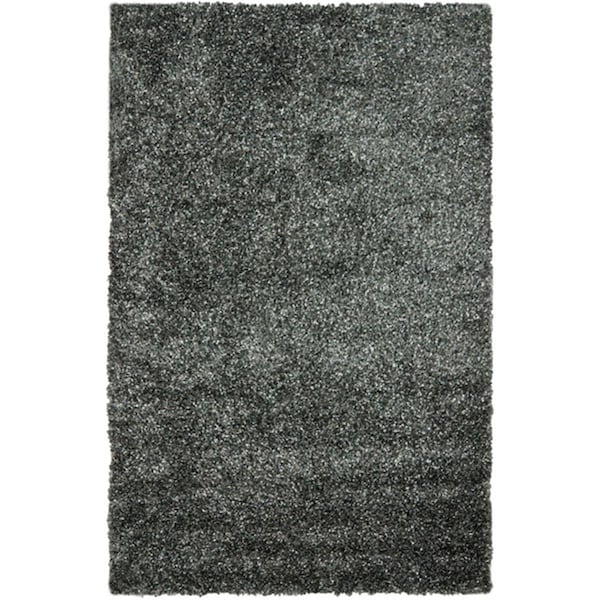 Safavieh Sg-Mls-Malibu Shag Hand Tufted Rectangle Rug, Charcoal - 3 x 5 ft. - MLS431C-3