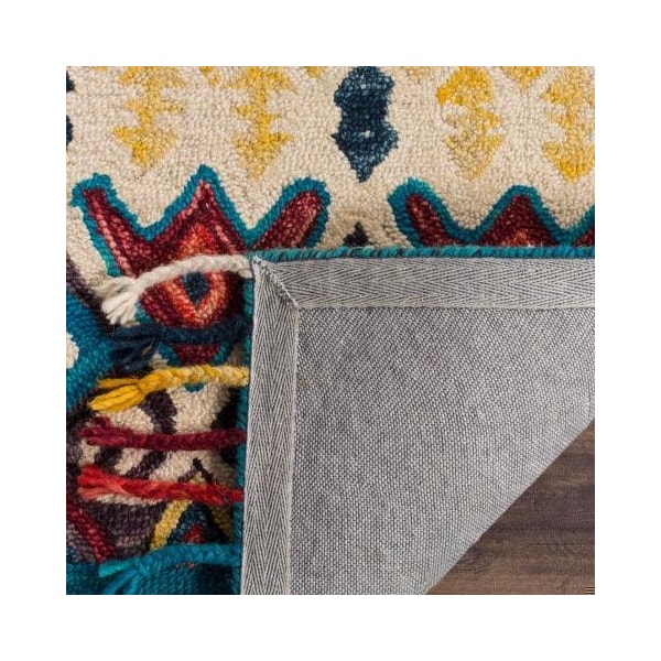 Safavieh Aspen Hand Tufted Accent RugBlue & Red 2 x 3 ft. - APN137A-2