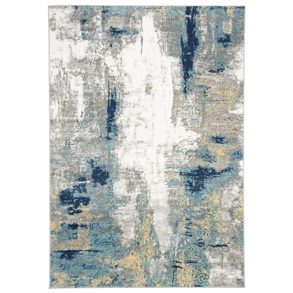 Safavieh 3 x 5 ft. Jasper 100 Power Loomed Rectangle Area Rug Grey & Gold - JSP101A-3
