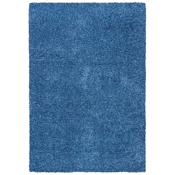 Safavieh 2 ft.-2 in. x 8 ft. Evolution Shag 500 Power Loomed Runner RugBlue - EVO520M-28
