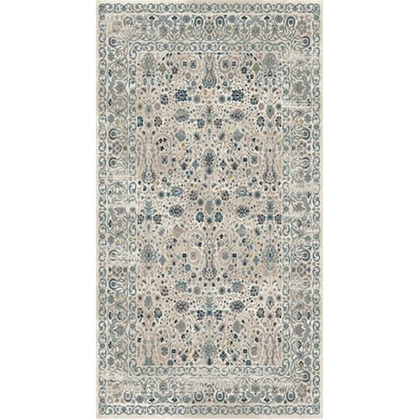 Safavieh Serenity Power Loomed Rectangle Rug- Beige - Blue- 4 x 6 ft. - SER213D-4