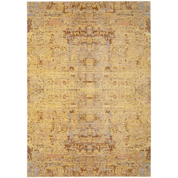 Safavieh Mystique Power Loomed Rectangle Rug- Gold - Multi- 4 x 6 ft. - MYS971C-4