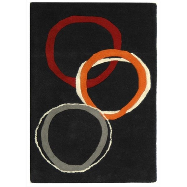 Safavieh 2 ft. 6 in. x 12 ft. Runner Contemporary Soho Charcoal Hand Tufted Rug - SOH306A-212
