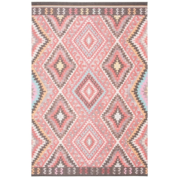 Safavieh 4 x 6 ft. Marbella Rectanglar Area Rug Red & Gold - MRB644Q-4