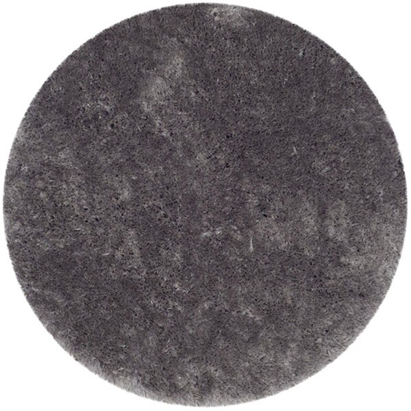 Safavieh 5 x 5 ft. Arctic Hand Tufted Round Shag Rug, Grey - SG270G-5R