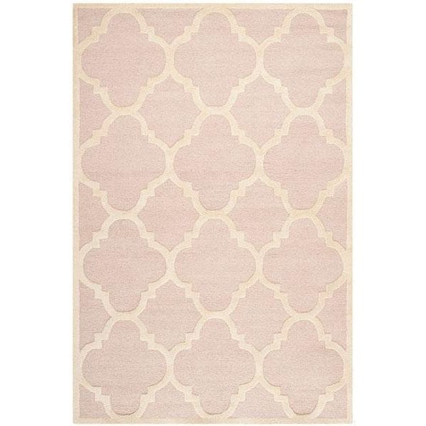 Safavieh Cambridge Hand Tufted Runner RugLight Pink & Ivory 2 ft.6 in. x 10 ft. - CAM140M-210