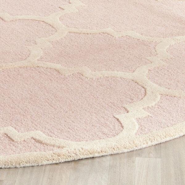 Safavieh Cambridge Hand Tufted Runner RugLight Pink & Ivory 2 ft.6 in. x 10 ft. - CAM140M-210