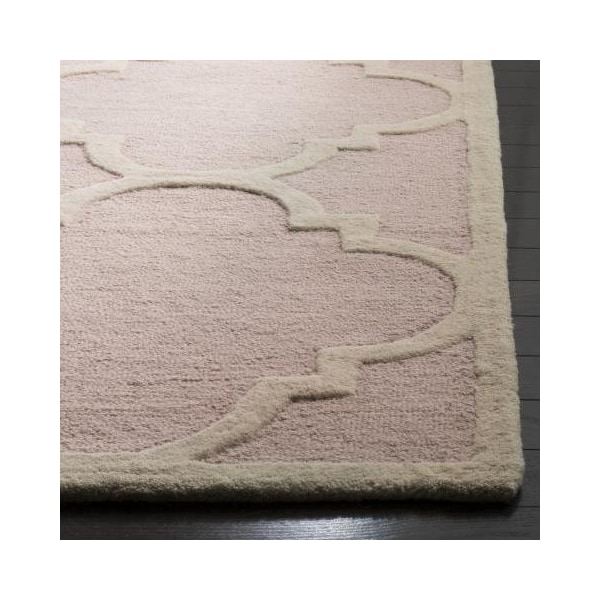 Safavieh Cambridge Hand Tufted Runner RugLight Pink & Ivory 2 ft.6 in. x 10 ft. - CAM140M-210