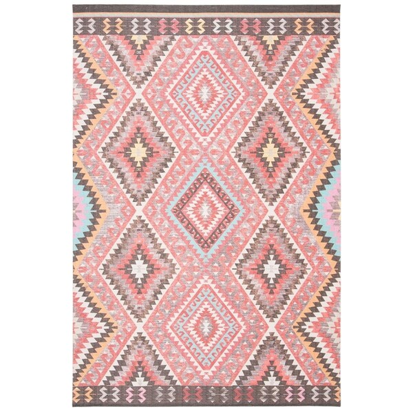 Safavieh 5 x 8 ft. Marbella Rectanglar Area Rug Red & Gold - MRB644Q-5