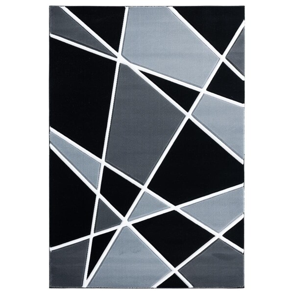 Manmade 5 ft. 3 in. x 7 ft. 6 in. Bristol Kanza Gray Rectangle Area Rug - MA2625574