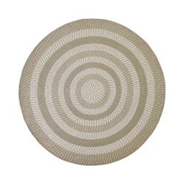 Better Trends 6 ft. Round Newport Chenille Rug - Tan - BRNE6RTA