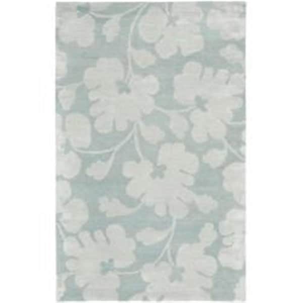 Safavieh 2 x 3 ft. Accent Contemporary Soho Light Blue and Silver Hand Tufted Rug - SOH419B-2