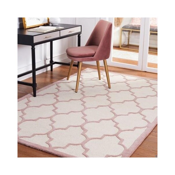 Safavieh Cambridge Hand Tufted Runner Rug- Ivory - Beige- 2 ft. 6 in. x 6 ft. - CAM134P-26