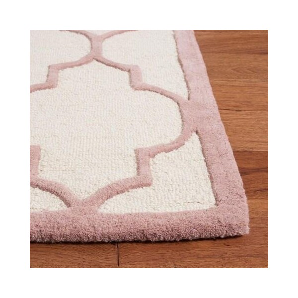 Safavieh Cambridge Hand Tufted Runner Rug- Ivory - Beige- 2 ft. 6 in. x 6 ft. - CAM134P-26