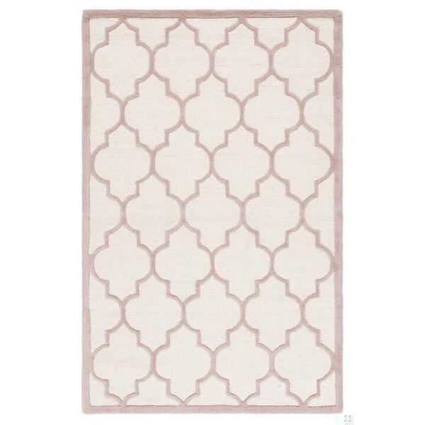 Safavieh Cambridge Hand Tufted Runner Rug- Ivory - Beige- 2 ft. 6 in. x 6 ft. - CAM134P-26