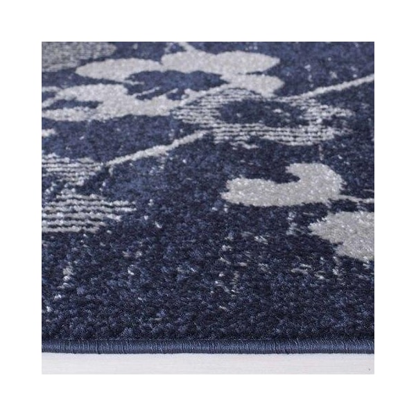 Safavieh Adirondack Oriental Rectangle Machine-Made RugsNavy & Silver 4 x 6 ft. - ADR114N-4