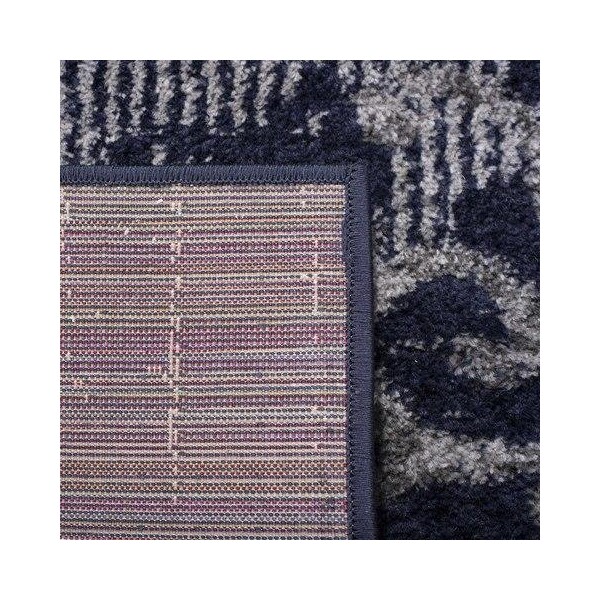 Safavieh Adirondack Oriental Rectangle Machine-Made RugsNavy & Silver 4 x 6 ft. - ADR114N-4