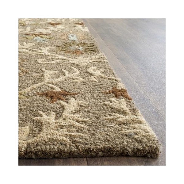 Safavieh Cambridge Hand Tufted Square Rug, Moss - Multi, 4 x 4 ft. - CAM235A-4SQ