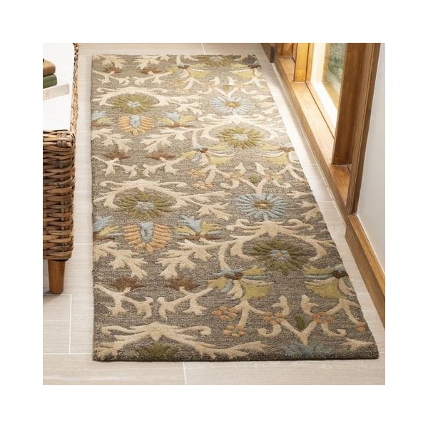 Safavieh Cambridge Hand Tufted Square Rug, Moss - Multi, 4 x 4 ft. - CAM235A-4SQ
