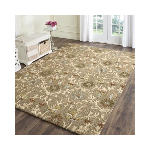 Safavieh Cambridge Hand Tufted Square Rug, Moss - Multi, 4 x 4 ft. - CAM235A-4SQ