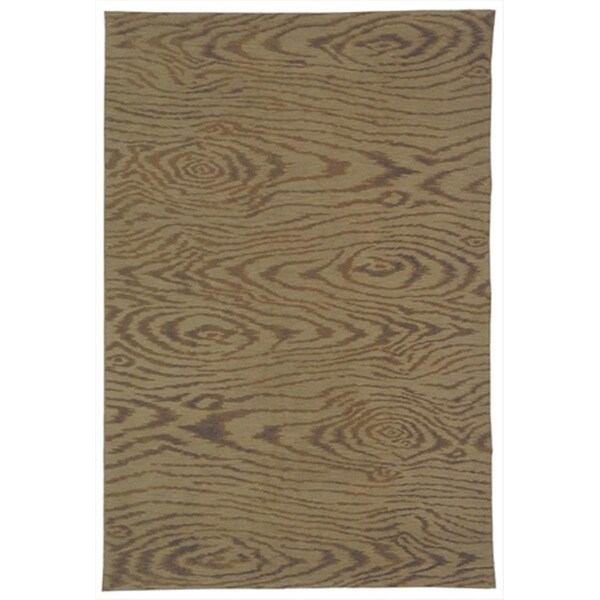 Safavieh 5 ft. 6 in. x 8 ft. 6 in. Medium Rectangle Contemporary Martha Stewart Truffle Hand Knotted Rug - MSR5843C-6