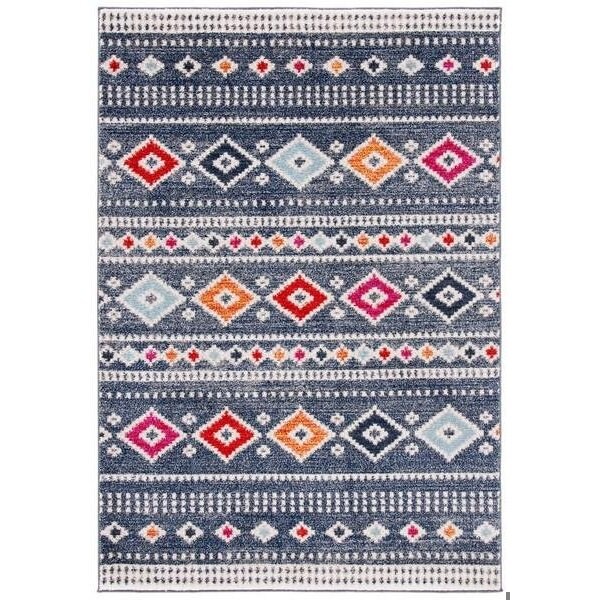 Safavieh Rectangular Adirondack Global Area RugGrey & Ivory 3 x 5 ft. - ADR277F-3