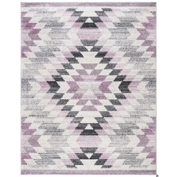 Safavieh 2 ft. 6 in. x 8 ft. Adirondack Rectangle Power-Loomed Rug Plum & Ivory - ADR218U-28