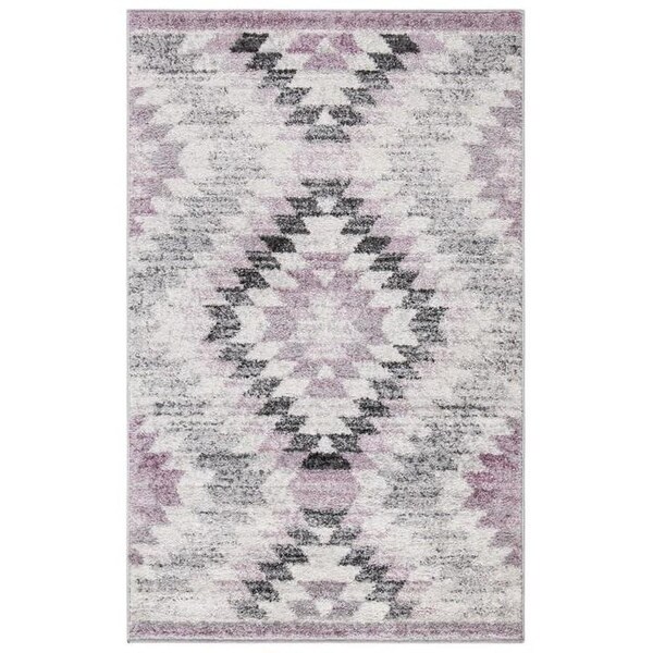 Safavieh 2 ft. 6 in. x 8 ft. Adirondack Rectangle Power-Loomed Rug Plum & Ivory - ADR218U-28