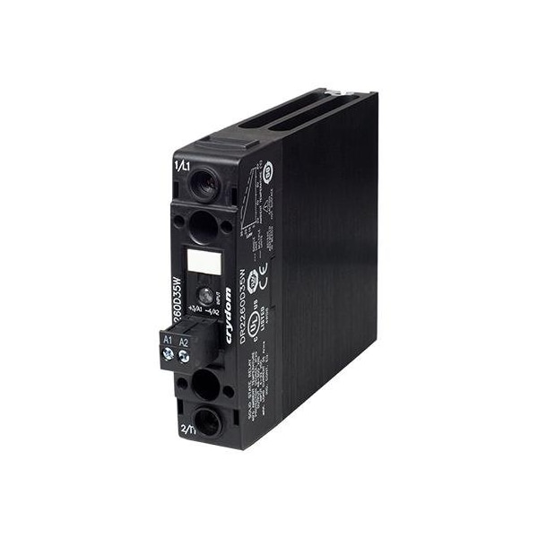 Relevadores de estado sólido Crydom - Montaje Industrial 30A 90-280Vac/Dc 600Vac .5-3Hp Lug - DR2260A30W