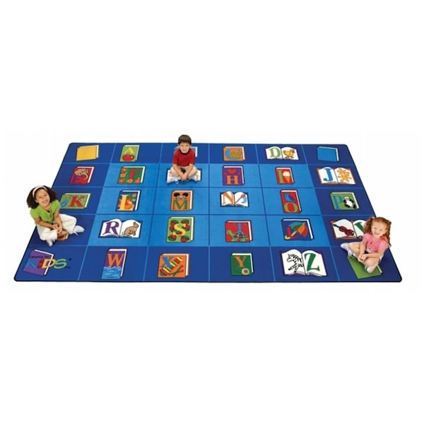 Carpets For Kids Reading by the Book Seating 7.5 ft. x 12 ft. Rectangle Rug - CA61957