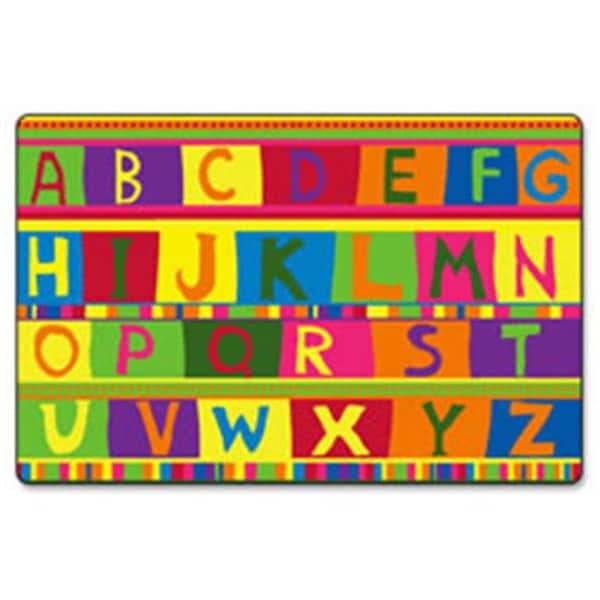 Flagship Carpets Flagship Carpets FCICE19216W Easy Care ABC Tapestry Rug; 60 x 36 in. - FCICE19216W
