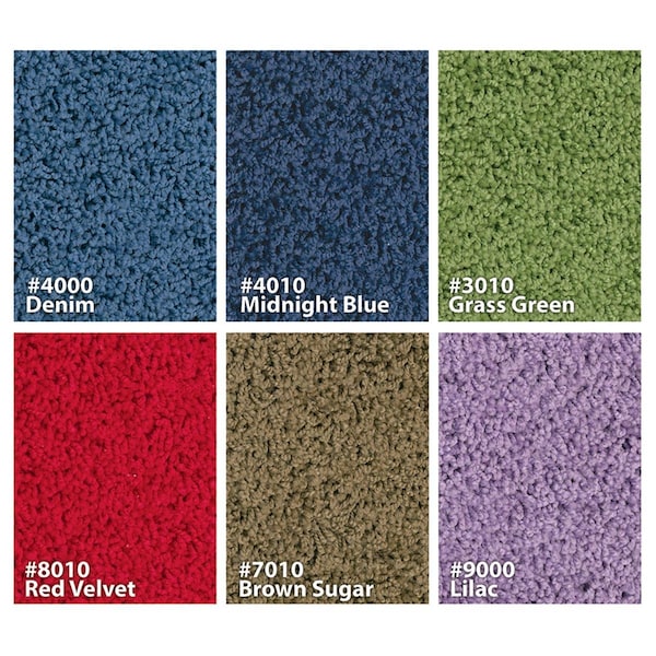 Carpets For Kids 8 ft. 4 in. x 12 ft. Kidply Soft Solid Rectangle Rug - Red Velvet - 5112.801