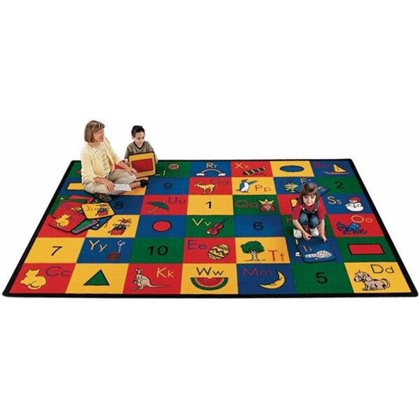 Carpets For Kids Carpets For Kids 1300 Blocks of Fun 5.83 ft. x 8.33 ft. Rectangle Carpet - 1300