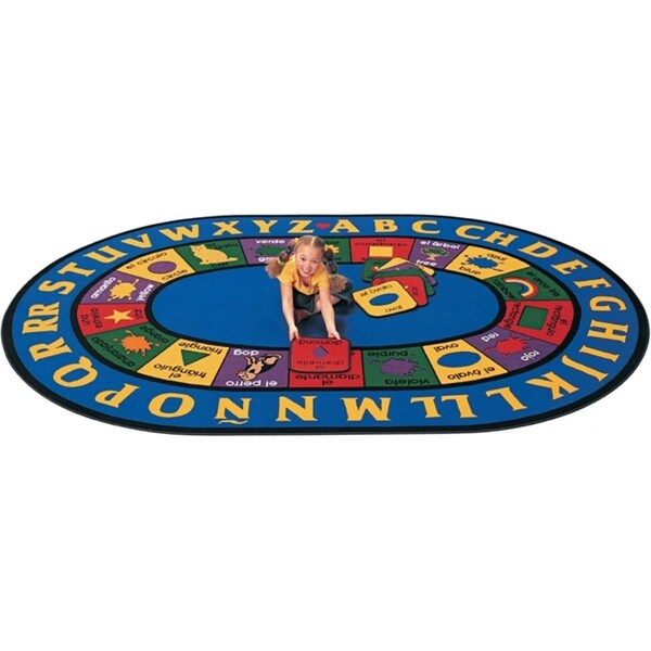 Carpets For Kids Carpets For Kids 1600 Bilingual 5.83 ft. x 8.33 ft. Rectangle Rug - 1600