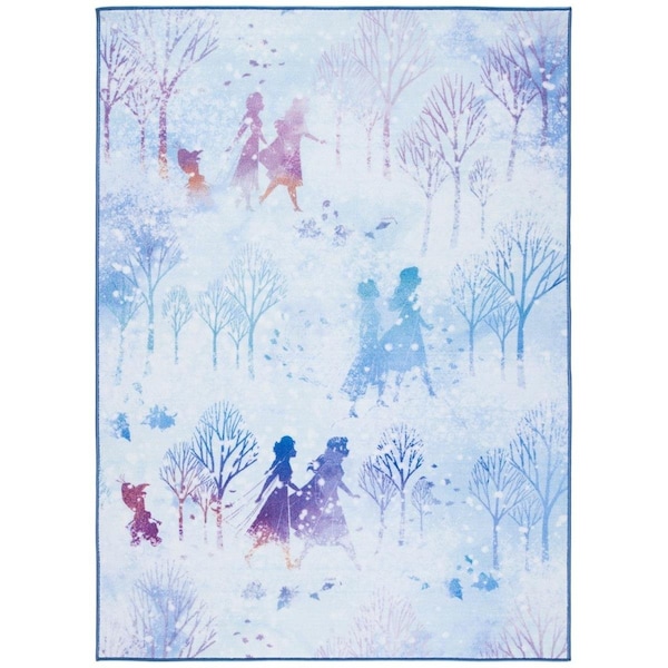 Safavieh 3 ft.-3 in. x 5 ft.-3 in. Disney Believe Rectangle RugLight Blue & Purple - DSN551M-3