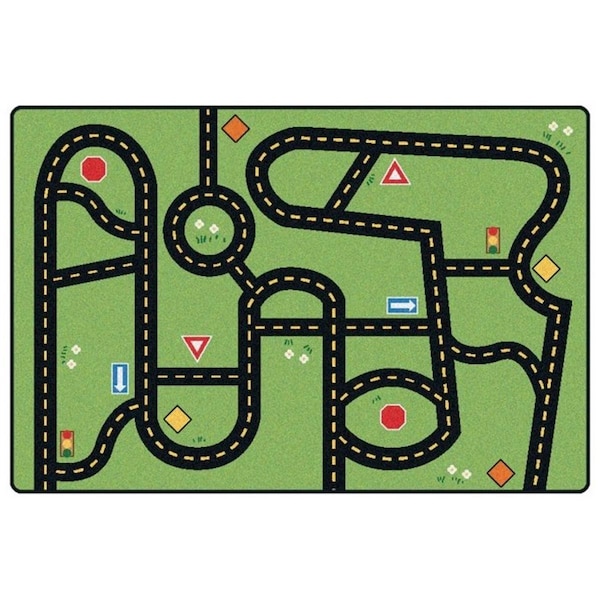 Carpets For Kids Carpets For Kids 10.21 Drive & Play Accent 2.67 ft. x 4 ft. Rectangle Rug - 10.21