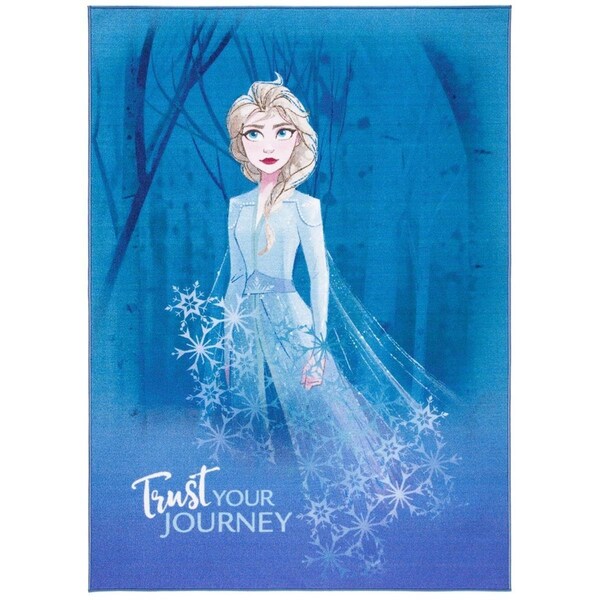 Safavieh 3 ft.-3 in. x 5 ft.-3 in. Disney Believe Rectangle RugBlue & Light Blue - DSN567N-3