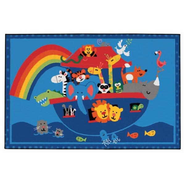 Carpets For Kids Carpets for Kids 36.74 Noah ft.s Animals  3 ft. x 4.5 ft. - 36.74