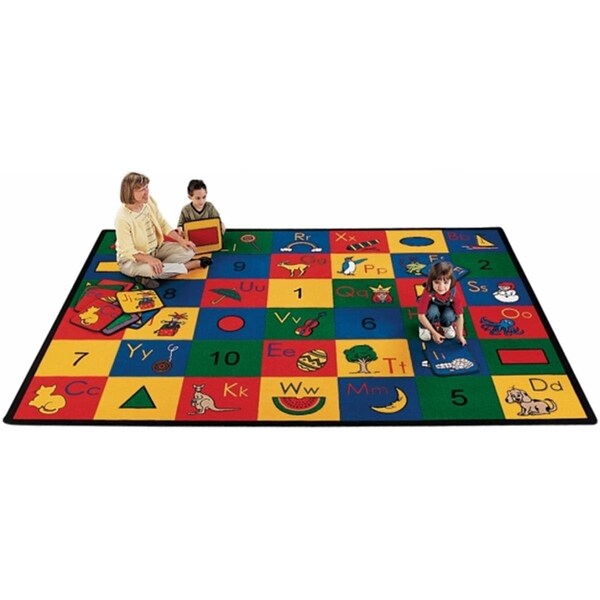 Carpets For Kids Blocks of Fun 8.33 ft. x 11.67 ft. Rectangle Carpet - 1312