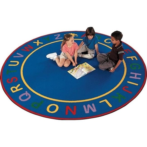 Carpets For Kids Carpets For Kids 4906 Alpha 6 ft. Round Rug - 4906