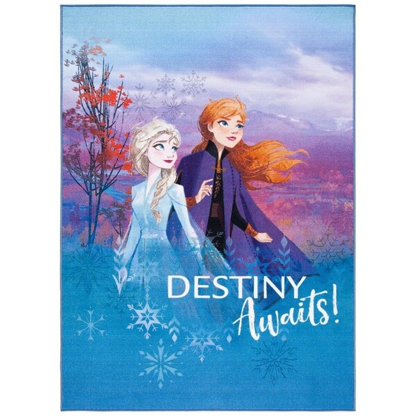 Safavieh 5 x 7 ft. Disney Believe Rectangle RugBlue & Violet - DSN553M-5