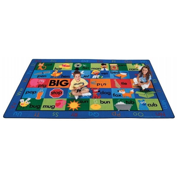 Carpets For Kids Rhyme Time 7.5 ft. x 12 ft. Rectangle Rug - 5912