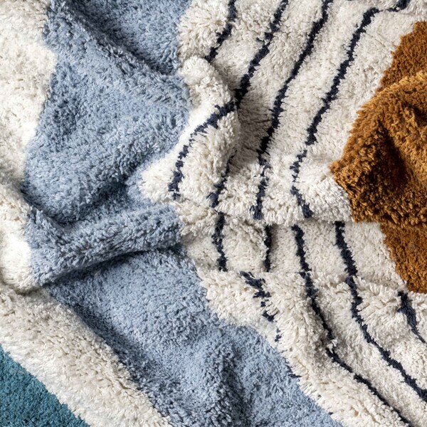 Nuloom Nydia Circular Kids Machine Washable Area Rug 4ft x 5ft - SVDC16A-405