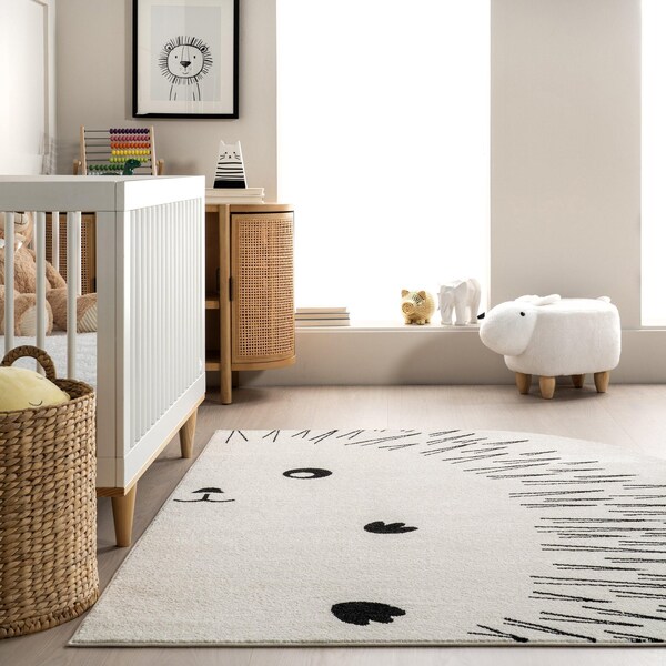 Nuloom Amelie Hedgehog Kids Area Rug 5ft x 8ft - GCHS01A-508
